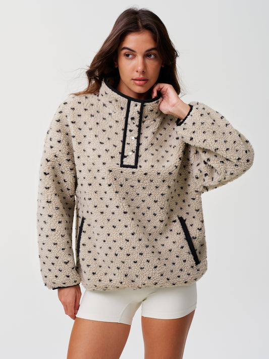 Oversized Fleece Fuzzy Fall sweatshirts