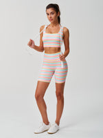 Rainbow Tank Top With Shorts Set