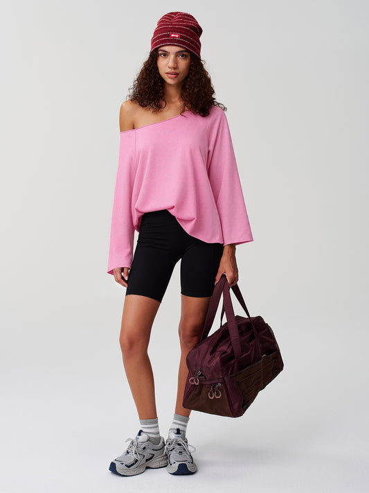 Off The Shoulder Oversized Sweatshirts