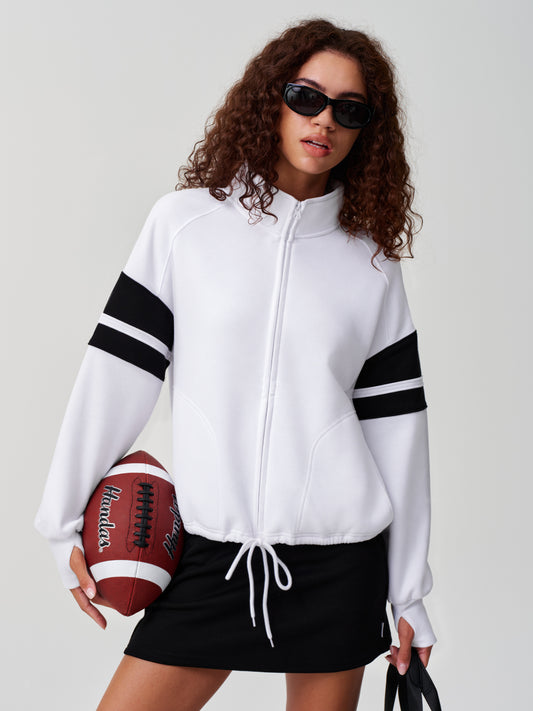 Zip Up Oversized Fleece Jacket