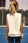 Fisoew Women's Beige Soft Moisture Wicking Tank Tops - Fisoew