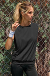 Fisoew Women's  Black Soft Moisture Wicking Tank Tops - Fisoew