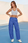 Wide Leg with Pockets Cargo Pants