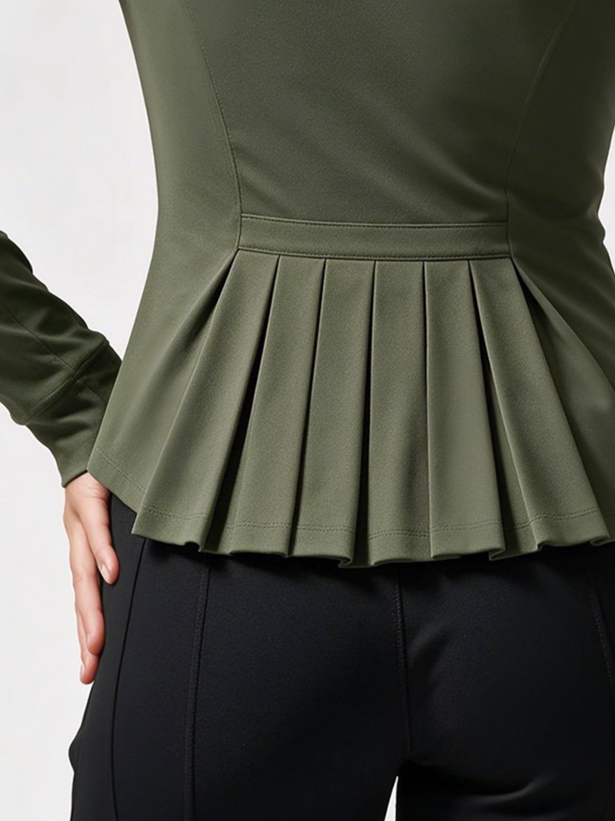 Lightweight Zip Up Stand Collar Jacket - Fisoew