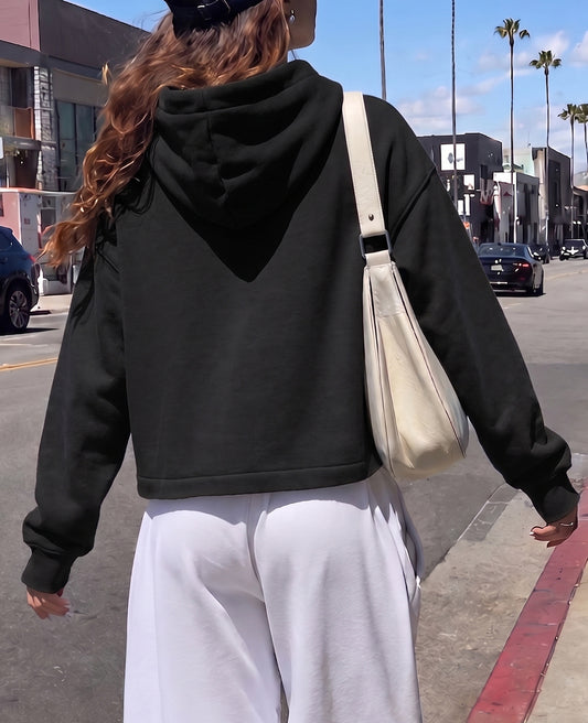 Casual Zip Up Hoodies Solid Hoodies