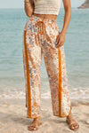 High Waisted Drawstring Elastic Sweatpants - Fisoew