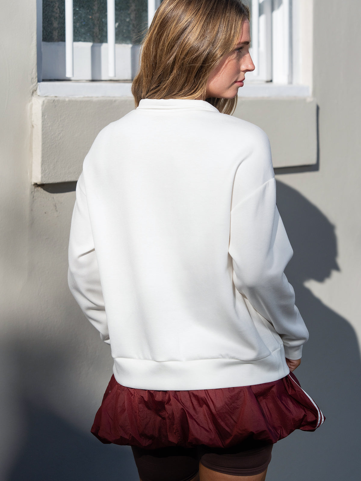 Long Sleeve Zipper Solid Sweatshirts - Fisoew