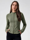 Lightweight Zip Up Stand Collar Jacket