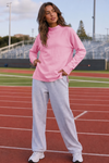 Mock Neck Solid Long Sleeve Tops - Fisoew
