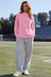 Mock Neck Solid Long Sleeve Tops - Fisoew
