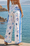 High Waisted Drawstring Elastic Sweatpants - Fisoew
