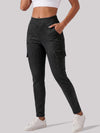 High Waisted Skinny Cargo Jeans - Fisoew