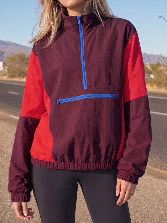 Windbreaker Quarter Zip Lightweight Jackets