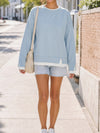 Faux Layered Oversized Sweatshirts