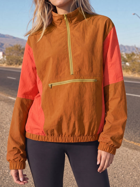 Windbreaker Quarter Zip Lightweight Jackets
