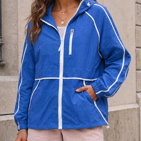 Lightweight Zipper Hoodie Jackets - Fisoew