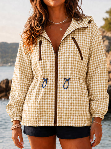 Windbreaker Waterproof Lightweight Hooded Outdoor Jacket