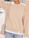 Faux Layered Oversized Sweatshirts