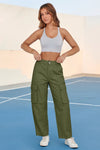 Wide Leg with Pockets Cargo Pants