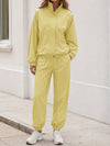 Windbreaker Jacket With Elastic Waist Pants Set