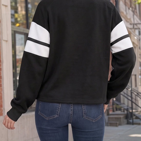 Zip Up Oversized Fleece Jacket - Fisoew