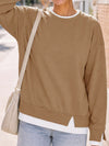 Faux Layered Oversized Sweatshirts