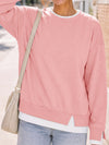 Faux Layered Oversized Sweatshirts