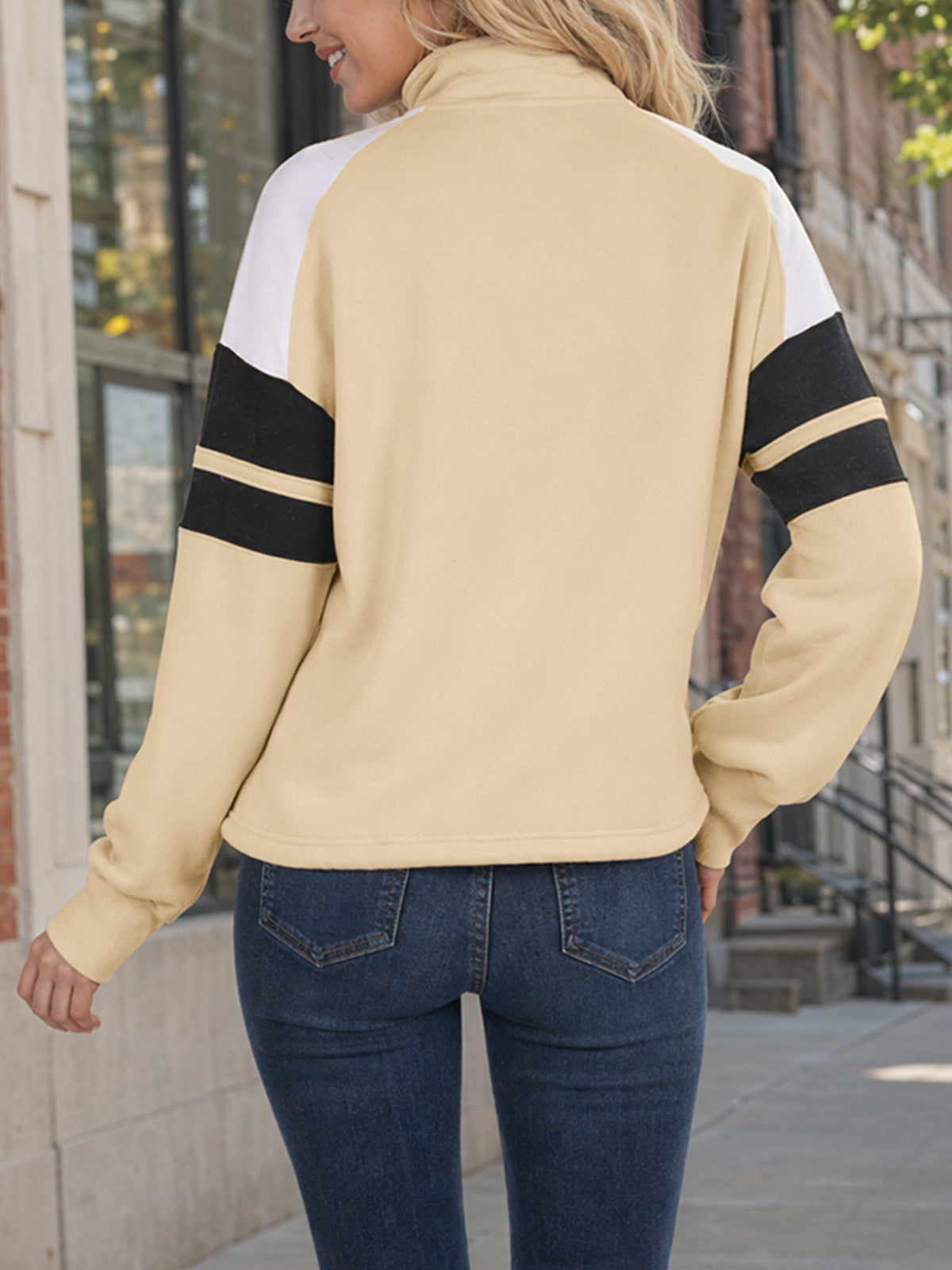 Zip Up Oversized Fleece Jacket - Fisoew