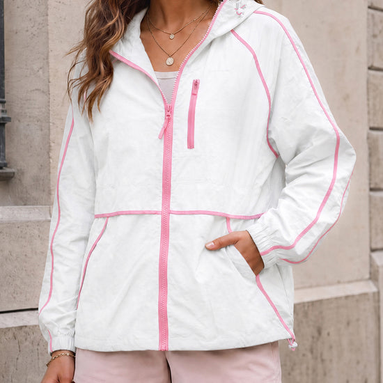 Lightweight Zipper Hoodie Jackets - Fisoew
