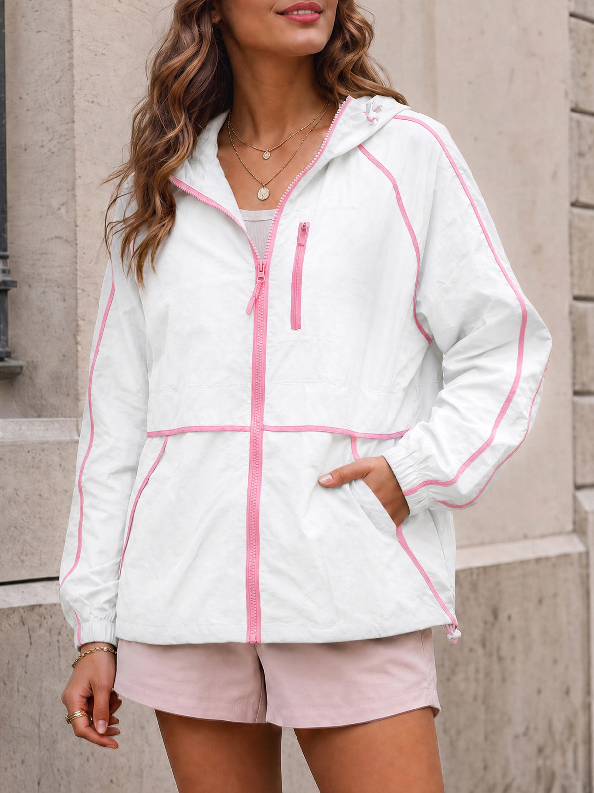 Lightweight Zipper Hoodie Jackets - Fisoew