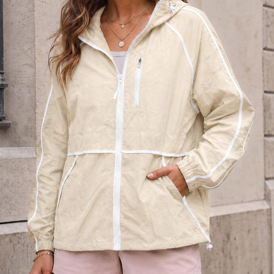 Lightweight Zipper Hoodie Jackets - Fisoew