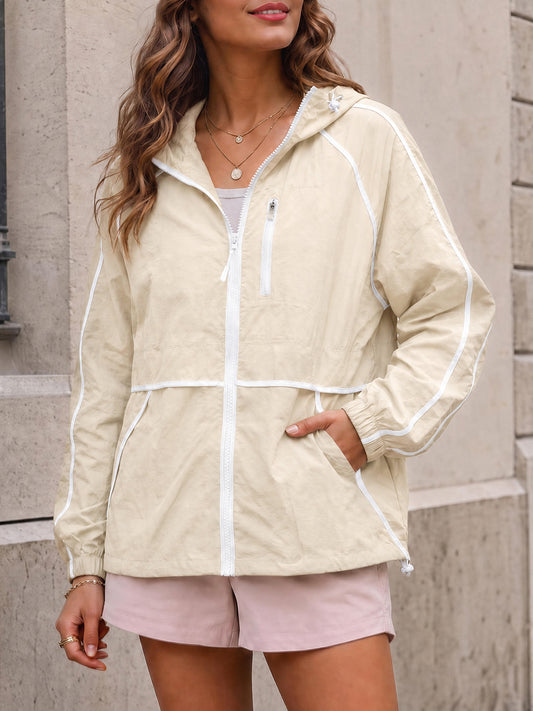 Lightweight Zipper Hoodie Jackets - Fisoew