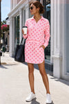 Polka Dot Crop Tops With Skirt Sets