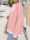Faux Layered Oversized Sweatshirts