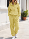 Windbreaker Jacket With Elastic Waist Pants Set