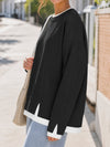 Faux Layered Oversized Sweatshirts