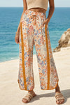 High Waisted Drawstring Elastic Sweatpants - Fisoew