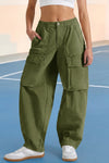 Wide Leg with Pockets Cargo Pants