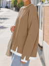 Faux Layered Oversized Sweatshirts