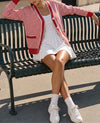 V Neck Button Knit Cardigan - Fisoew