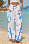 High Waisted Drawstring Elastic Sweatpants - Fisoew