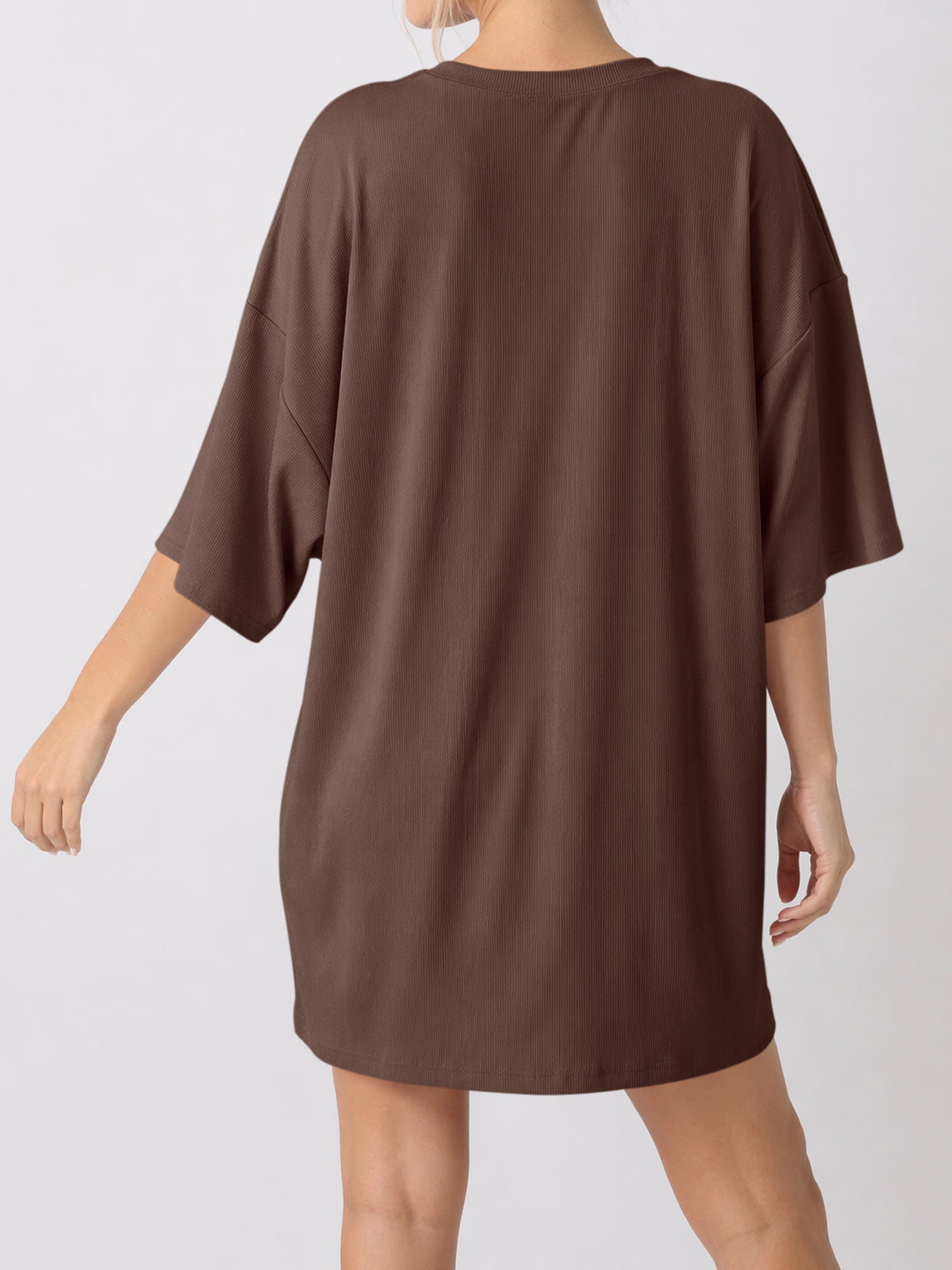 Oversized T-Shirt With Biker Short Lounge Sets - Fisoew