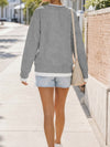 Faux Layered Oversized Sweatshirts