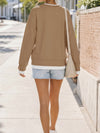 Faux Layered Oversized Sweatshirts