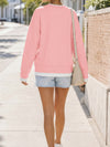 Faux Layered Oversized Sweatshirts