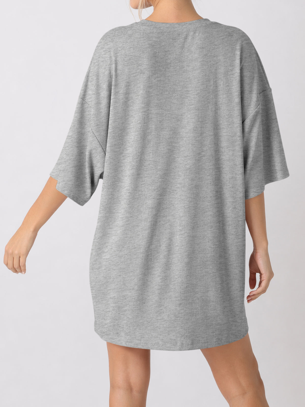 Oversized T-Shirt With Biker Short Lounge Sets - Fisoew