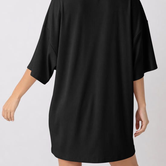Oversized T-Shirt With Biker Short Lounge Sets - Fisoew