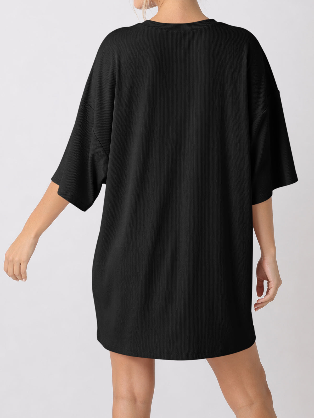 Oversized T-Shirt With Biker Short Lounge Sets - Fisoew