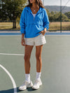 Cropped Hooded Windbreaker Jacket
