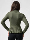 Lightweight Zip Up Stand Collar Jacket